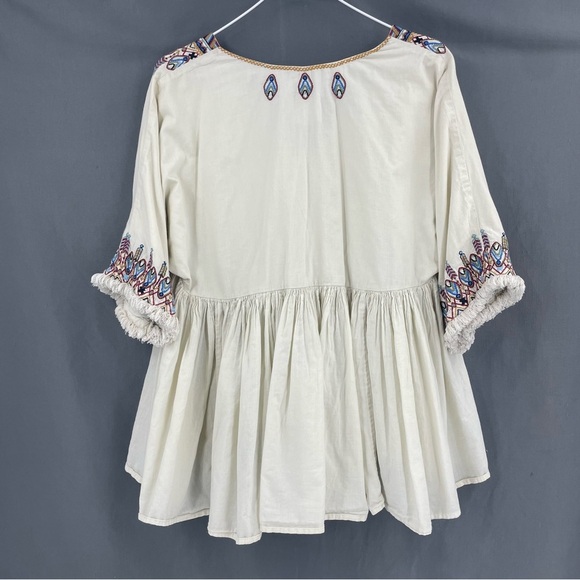 ANTHRO VELVET GRAHAM & SPENCER
X Kristy Hume Dahlia Boho Embroidered Tunic Top - Picture 6 of 9